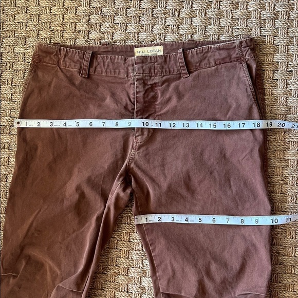 Nili Lotan Henna Cropped Military Pants size 10 - Picture 7 of 9